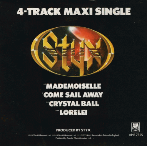 Styx : 4-Track Maxi Single